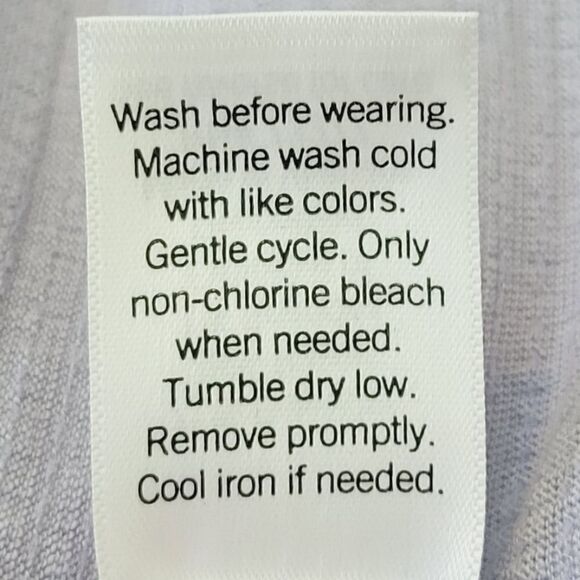 Sonoma Purple Textured Split V-neck Gathered Long Sleeve Stretch Blouse Size 2X - Picture 9 of 9